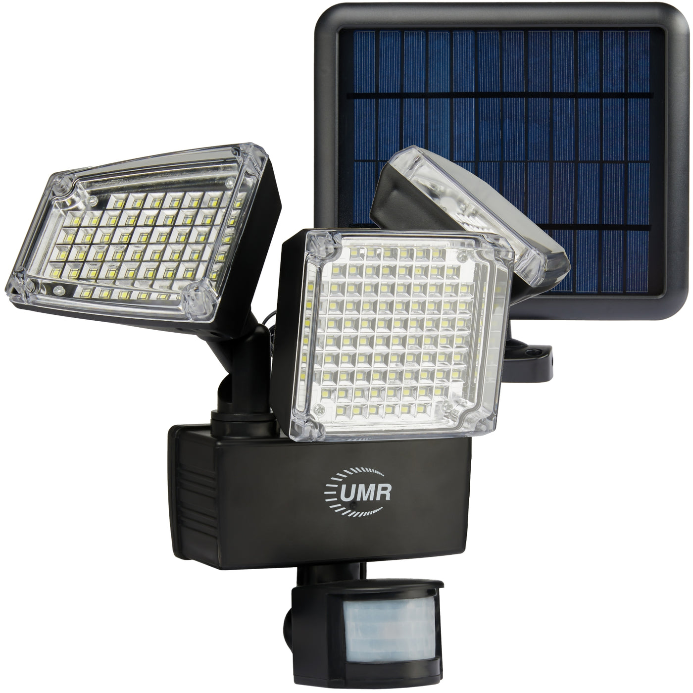188 LED Triple-Head Motion Sensor Solar Security Light